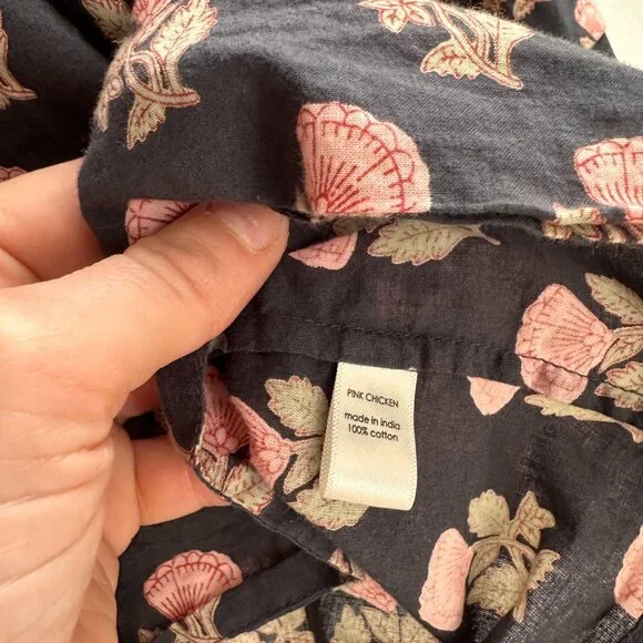 Pink Chicken Ava Top in Navy Floral Drop - Picture 7 of 8